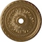 Ekena Millwork Palmetto Ceiling Medallion (Fits Canopies up to 7 5/8"), 31 1/2"OD x 3 5/8"ID x 1 3/4"P, Pale Gold CM31PMPAS - alternate 1